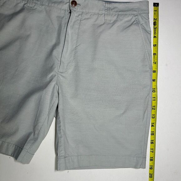 Grayers Stretch End on End Shorts 9" Stone Grey Men's 34W (Fits 35) EUC - Picture 12 of 12